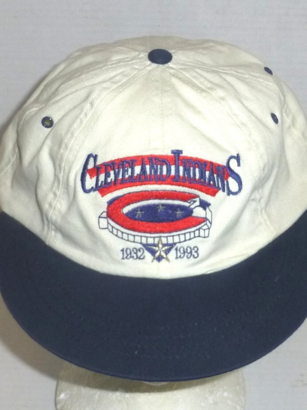 Cleveland Indians 1932-1933 Final Game at Cleveland Stadium Snapback Hat